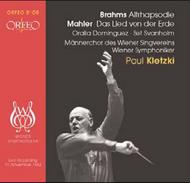 Brahms - Alto Rhapsody; Mahler - Das Lied von der Erde