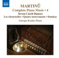 Martinu - Piano Music Vol.4 | Naxos 8570215