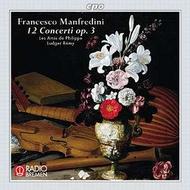 Manfredini - Concerti Op.3 Nos 1-12 