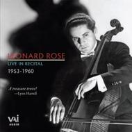 Leonard Rose: Live in Recital 1953-1960 | VAI VAIA12612