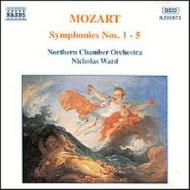 Mozart - Symphonies nos.1-5 | Naxos 8550871