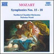 Mozart - Symphonies Nos. 15-18 | Naxos 8550874