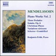 Mendelssohn - Piano Works vol. 2 | Naxos 8550940