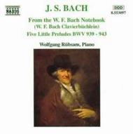 JS Bach - Clavierbuchlein fur WF Bach, Preludes