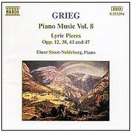 Grieg - Piano Music Vol 8 | Naxos 8553394