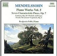Mendelssohn - Piano Works vol. 5