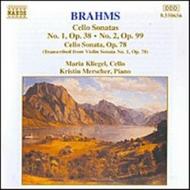Brahms - Cello Sonatas Nos.1 & 2 | Naxos 8550656