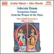 Gregorian Chant from the proper of the Mass (Adorate Deum)