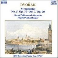 Dvork - Symphony Nos.5 & 7 | Naxos 8550270