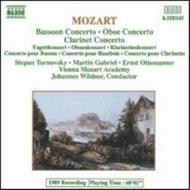 Mozart - Bassoon, Clarinet & Oboe Concertos | Naxos 8550345