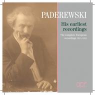 Paderewski - His Earliest Recordings (The complete European Recordings 1911-12) | APR APR6006