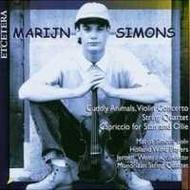 Marijn Simons - Cuddly Animals, String Quartet No.2, Cappriccio | Etcetera KTC1219