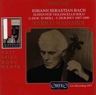 Enrico Mainardi - Bach Cello Suites 1-3 | Orfeo - Orfeo d'Or C360941