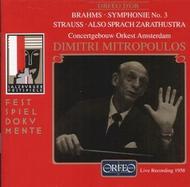 Mitropoulos conducts Brahms & Strauss | Orfeo - Orfeo d'Or C458971