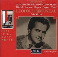 Leopold Simoneau - Lieder and Arias