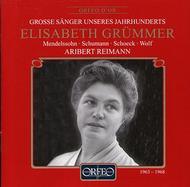 Great Singers: Elisabeth Grummer - Lieder | Orfeo - Orfeo d'Or C506001