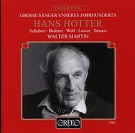Great Singers: Hans Hotter - Lieder