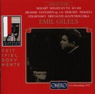 Gilels plays Brahms, Debussy, Mozart & Stravinsky | Orfeo - Orfeo d'Or C523991