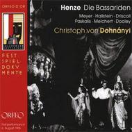 Hans Werner Henze - Die Bassariden | Orfeo - Orfeo d'Or C605032