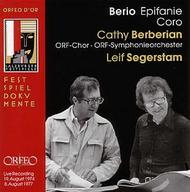 Luciano Berio - Epifanie, Coro | Orfeo - Orfeo d'Or C626041