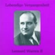 Lebendige Vergangenheit - Leonard Warren Vol.2 | Preiser PR89557