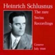 Heinrich Schlusnus - The Rare Swiss Recordings (r.1948)