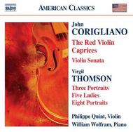 Corigliano - Red Violin Caprices / Thomson - Portraits | Naxos - American Classics 8559364