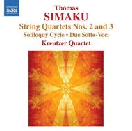 Thomas Simaku - String Quartets No.2 & No.3, Soliloquys