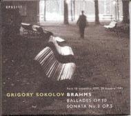 Brahms - Sonata No.3, Ballades Op.10  