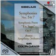 Sibelius - Symphonies No.5 & No.7, �En Saga� | Pentatone PTC5186177