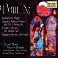 Poulenc - Mass in G, Prayers of St. Francis, Motets | Telarc CD80236