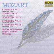 Mozart - Symphonies Nos 14, 15, 16, 17, 18 