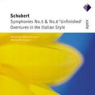 Schubert - Symphonies No.5 & No.8, Overtures in the Italian Style | Warner - Apex 0927408402
