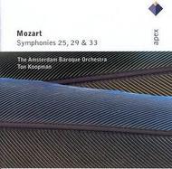 Mozart - Symphonies Nos 25, 29 & 33 | Warner - Apex 2564614302