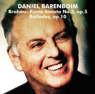 Daniel Barenboim - Brahms: Piano Sonata No.3, Ballades | Warner - Maestro 2564695658