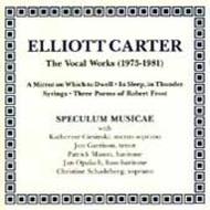 Carter - The Vocal Works (1975-1981)  | Bridge BCD9014