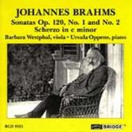 Brahms - Viola Sonatas, Sonatensatz