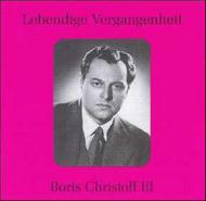 Lebendige Vergangenheit: Boris Christoff Vol.3 | Preiser PR89713