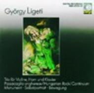 Ligeti - Trio, Hungarian Rock, Passacaglia, etc | Wergo WER6010050