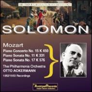 Solomon plays Mozart | Archipel ARPCD0226