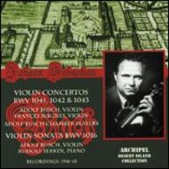 J S Bach - Violin Concertos | Archipel ARPCD0294