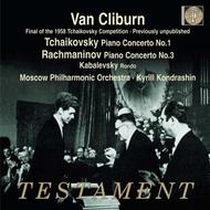 Van Cliburn plays Tchaikovsky, Rachmaninov and Kabalevsky