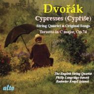 Dvorak - Cypresses (String Quartet and Original Songs) | Alto ALC1038