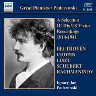 Jan Paderewski: US Victor Recordings | Naxos - Historical 8112011