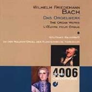 W F Bach - The Organ Works | Christophorus CHR4006
