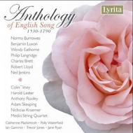 Anthology of English Song 1530-1790 | Lyrita SRCD2309