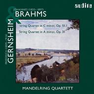 String Quartets by Brahms (Op. 51, No. 1) & Gernsheim (Op. 31) | Audite AUDITE97503
