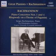Rachmaninov - Piano Concertos 1 & 4, Paganini Rhapsody | Naxos - Historical 8110602