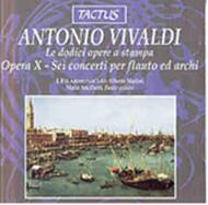Vivaldi - Opera X: Sei concerti per flauto ed archi | Tactus TC672236