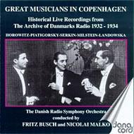 The Great Musicians in Copenhagen | Danacord DACOCD303